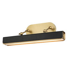  PL307919VBTL - Valise Picture 20-in Vintage Brass/Tuxedo Leather LED Wall/Picture Light
